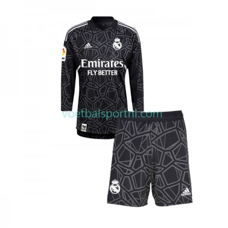 Real Madrid Doelman Kind Uit Tenue 2022-23 L/S